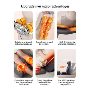 電動マッサージマットレスエアパッド赤外線ローラー電動フルボディエアバッグ振動ストレッチ圧力マッサージマット - Product Image 2