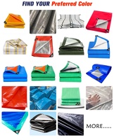 Bâche en PE personnalisée, imperméable, en polyéthylène tissé, pour camion, agriculture, couverture de projet, OEM pris en charge