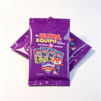 Pochette d'emballage scellée en plastique pour cartes de jeu imprimées sur mesure, sachets en aluminium refermables, sacs en Mylar anti-odeur pour cartes à jouer
