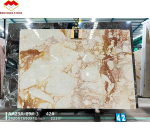 Top Quality White Marble with Gold Vein Stones Polished Tiffany Gold Wall Panel Marble Decorative <strong>Stone</strong> for Home Design - Product Image 5