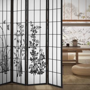 6パネル自立型オフィスパーティションパターンルーム分離仕切りスクリーン - Product Image 3