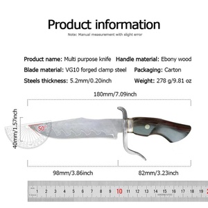 มีดต่อสู้ทางยุทธวิธีคุณภาพสูง ปรับแต่งได้ รุ่นเบรกกิ้งคลาวด์ส ใบมีดเหล็กกล้าไร้สนิมแบบคงที่ ด้ามไม้ มีดพกพาอุตสาหกรรมสำหรับกิจกรรมกลางแจ้ง - Product Image 6