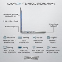 Tablette PC portable Yoga 14 pouces, écran tactile 2.5K, Intel N5095, 16 Go DDR4, SSD 256 Go/512 Go/1 To, rotation 360°, Windows 11 d'occasion