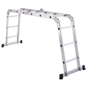 Escalera telescópica de aluminio extensible moderna de estilo industrial 4x4 certificada EN131 para talleres y fácil <span class=keywords><strong>Escada</strong></span> De Alumnio - Product Image 4