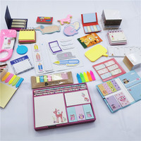 Bloc-notes en papier imprimé sur mesure, cube de notes avec palette en bois