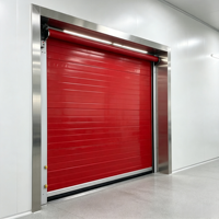 Puertas Enrollables Transparentes de PVC Hechas a Medida para Dormitorios, Supermercados, Apartamentos, Lavaderos de Autos, Centros Comerciales
