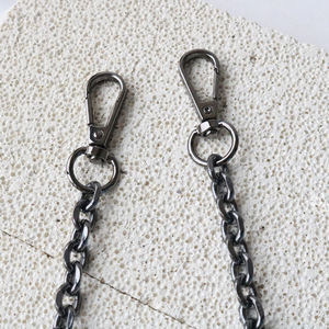 Cartera cadena letra logotipo personalizado Metal Acero inoxidable Hip Hop Punk pantalón bolsillo personalizado pantalones cartera Jeans cadena para hombres - Product Image 4