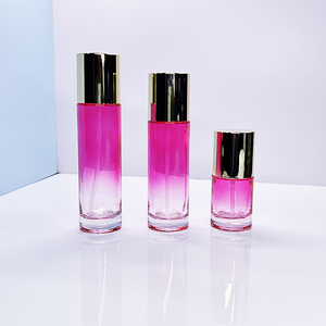 Lot de Luxe en Gros : Ensemble Cosmétique en Verre Violet Vide – Pot 30g/50g et Flacon Pompe Lotion 40-120ml, Emballage Carton Sérigraphié - Product Image 3