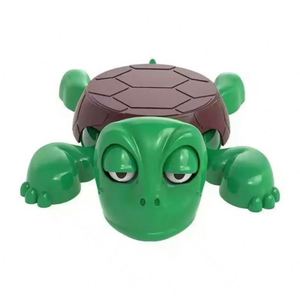 Sous-verre tortue amusant et créatif en plastique, tapis isolant thermique avec membres étonnants et jouet à presser - Product Image 1