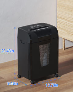 C261P Tarjeta de crédito de 18 hojas de documentos Micro corte con contenedor extraíble de 20L para trituradora de papel de plástico de oficina y <span class=keywords><strong>Soho</strong></span> de 2*12mm - Product Image 2