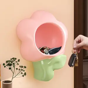 Ornamentos de parede modernos e minimalistas para flores, acessórios de suspensão para decoração de paredes e casas