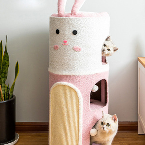 Tour griffoir pour chats de grande taille, multi-niveaux, en sisal, mobilier durable pour chats, pour animaleries et vente en gros OEM - Product Image 3