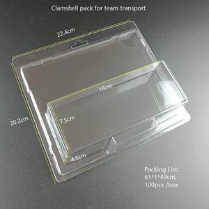 Boîte de présentation de stockage de voiture de jouets en acrylique à clapet en plastique transparent PET avec transport d'équipe de porte coulissante - Product Image 3
