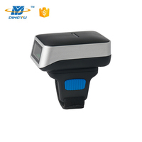 Lecteur de codes-barres sans fil Dyscan 1D Ring BT 5.0, mini lecteur POS portable à porter sur le doigt