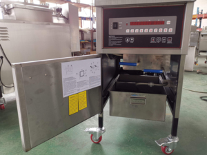 Nouvelle friteuse à pression électrique commerciale à gaz pour cuisine, programmable, en acier inoxydable 304, haute productivité, avec filtre à huile pour KFC - Product Image 6