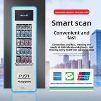 Écran publicitaire LED Suke Lai personnalisable, distributeur automatique de cartes de vœux créatives, petite machine de vente en libre-service avec QR