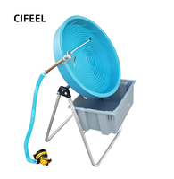 Séparateur d'or rotatif portable de haute qualité, équipement minier spiralé, concentrateur à bol bleu en plastique pour mines d'or