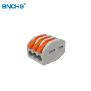 BNCHG 222-413 400V 32A 3 포트 3 와이어 연결 레버 터미널 블록
