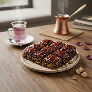Baklava Halal Premium Purplemix sans sucre pour diabétiques, dessert turc traditionnel fait main, riche en pistaches, surgelé - Product Image 3