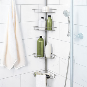 WIREKING China Factory Metal montado en la pared ducha Caddy baño organizador con estante para especias diseño moderno - Product Image 4