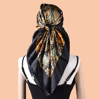 Foulard en satin à mailles avec fleurs rayées pour le soin des cheveux la nuit, bonnet de nuit pour le coiffage