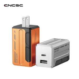 Accept Custom Plug GaN 65W PD Super Fast Charge2 Ports Fast Charging Wall Charger