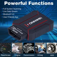 Herramienta de Diagnóstico OBD para Autos KONNWEI MAXOBD, Sistema Completo, 52 Pruebas, Monitoreo de Vehículos, Escáner OBD2, 12V, Regalo OLIVER