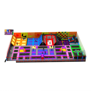Aire de jeux intérieure commerciale pour enfants, trampoline de fitness de grande taille en acier galvanisé, lit de saut à l'élastique - Product Image 5