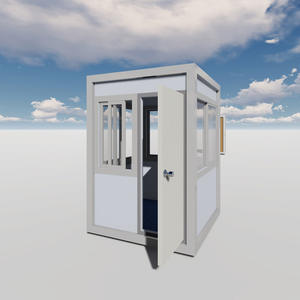 Cabina de guardia de seguridad de bajo costo, quiosco de boletos portátil, casa prefabricada, Casa de Guardia de seguridad/cabina de seguridad/caja de centinela - Product Image 6