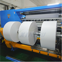 Papier couché de haute qualité 135 g/m² fourni par l'usine, impression flexographique, rouleau jumbo, matériau pour cartes de visite, couleur CMYK, plastification