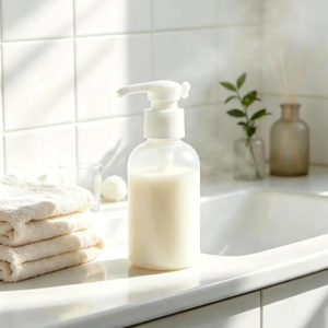Pompe distributrice de lotion en plastique 33/410 4cc, tête de pompe à vis blanche pour flacon de cosmétique, savon pour les mains, gel douche, pièce de rechange - Product Image 4