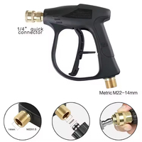 Canon à mousse haute pression pour lavage de voiture, pistolet à mousse avec raccord rapide 1/4, lance à mousse neige, pulvérisateur d'eau pour nettoyage sous pression