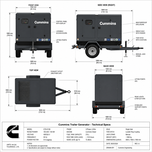 Groupe électrogène diesel silencieux d'urgence 2026 OEM 56 kVA 45 kW à moteur Cummins Weichai Yuchai Ricardo à faible consommation de carburant - Product Image 3