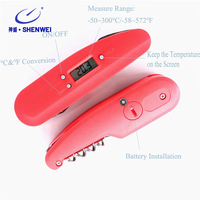 Termometer Masak Digital SW Customized OEM/ODM dengan Penunjuk Lipat, Termometer Makanan Bacaan Instan untuk Memasak di Dapur dan Panggangan