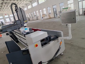 JUNDE TM-CNC-3000A 9KW Spindle Power 3 Axis Double Head CNC Aluminum <b>Drilling</b> and Milling Machine for Window and Door Making - Product Image 2