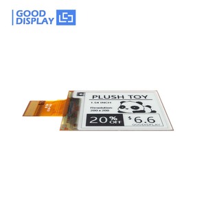 Module d'écran flexible e-Ink de 1,54 pouce, 200x200, interface SPI, affichage noir et blanc GDEM0154I61 avec rafraîchissement partiel en 0,42s - Product Image 4