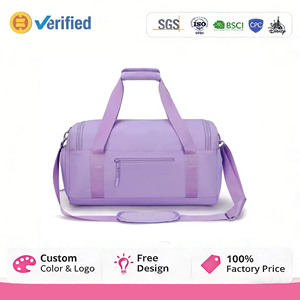 Bolsa de Gimnasio de Gran Capacidad con Cierre de Cremallera, Correa Ajustable, Separación para Artículos Secos y Húmedos, de Poliéster, Resistente al Agua, con Logotipo Personalizado - Product Image 1