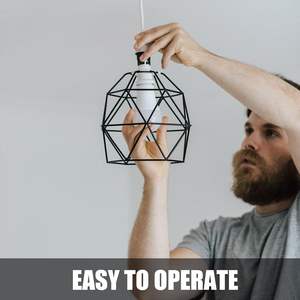 Adaptador de Base para Lámpara LED con Rosca <span class=keywords><strong>E27</strong></span>, Material ABS y Metal, <span class=keywords><strong>Enchufe</strong></span> de Conversión Eléctrica - Product Image 6