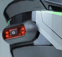 Feu arrière de sécurité pour casque de moto, clignotant, rechargeable, étanche, à LED