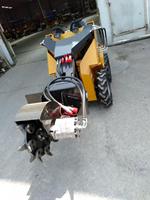 Chargeuse compacte sur pneus HQ500 avec coupleur hydraulique rapide à haut débit, capacité de la benne de 0,2 m³, moteur Runtong, pompe à roues à moment de charge élevé 18 kW
