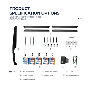ชุดไฟตกแต่งภายในรถยนต์ 'CARDI' D8 OEM สำหรับ <span class=keywords><strong>Suzuki</strong></span> <span class=keywords><strong>Swift</strong></span> 2017 โซลูชั่นไฟ LED ตก<span class=keywords><strong>แต่ง</strong></span><span class=keywords><strong>ภายใน</strong></span>แบบกำหนดเองจากผู้ผลิต - Product Image 4