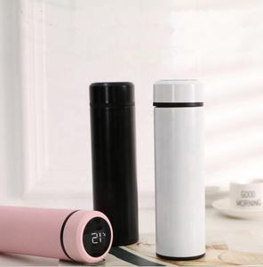 Sıcak satış çift duvarlı akıllı su şişesi sıcaklık hatırlatma ürün paslanmaz çelik su şişeleri içme çay veya kahve - Product Image 1