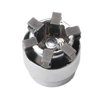 Clé à douille universelle adaptative 10-19 mm, adaptateur de prise universelle réglable, clé à douille hexagonale universelle réglable