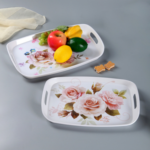 Conjunto de bandeja de café de boda india redonda coreana adornada con estilo, bandeja de <span class=keywords><strong>comida</strong></span> árabe de Túnez y Dubái plateada de Oriente Medio dorado - Product Image 5
