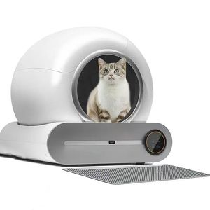 Caja de arena automática para gatos, control inteligente por aplicación, cajas de arena de autolimpieza, caja de arena para gatos, suministros electrónicos para mascotas, inodoro para gatos - Product Image 4