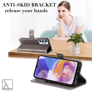 Funda de cuero con tapa en relieve de árbol para <span class=keywords><strong>Samsung</strong></span> <span class=keywords><strong>Galaxy</strong></span> A15 A16 A35 A36 A53 A54 A55 A56 S25 S24 Plus S23 S22 S21 Ultra <span class=keywords><strong>S20</strong></span> <span class=keywords><strong>FE</strong></span> - Product Image 5