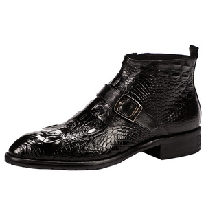 Botas de Tobillo de Cuero Genuino 2025 para Hombre, Lavables, Hechas a Mano con Tecnología Goodyear, Estilo Retro, Amekaki, con Cordones - Product Image 5