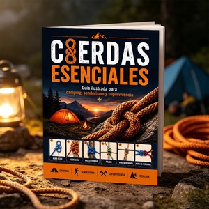 Haichuang Youpin Cordas Esenciales Guide des Nœuds 44 Pages Manuel de Techniques de Corde pour le Camping, la Randonnée et la Survie - Product Image 1