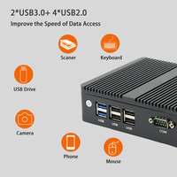 Fabricant de Mini PC Intel Celeron J3160 processeur 1.6GHz jusqu'à 2.24GHz Quad Core Dual Lan