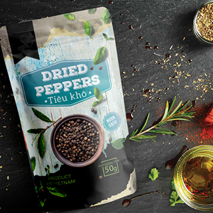 Gia vị bao bì túi nhựa bao bì gia vị Paprika bao bì thực phẩm túi niêm phong dây kéo đứng lên túi - Product Image 2